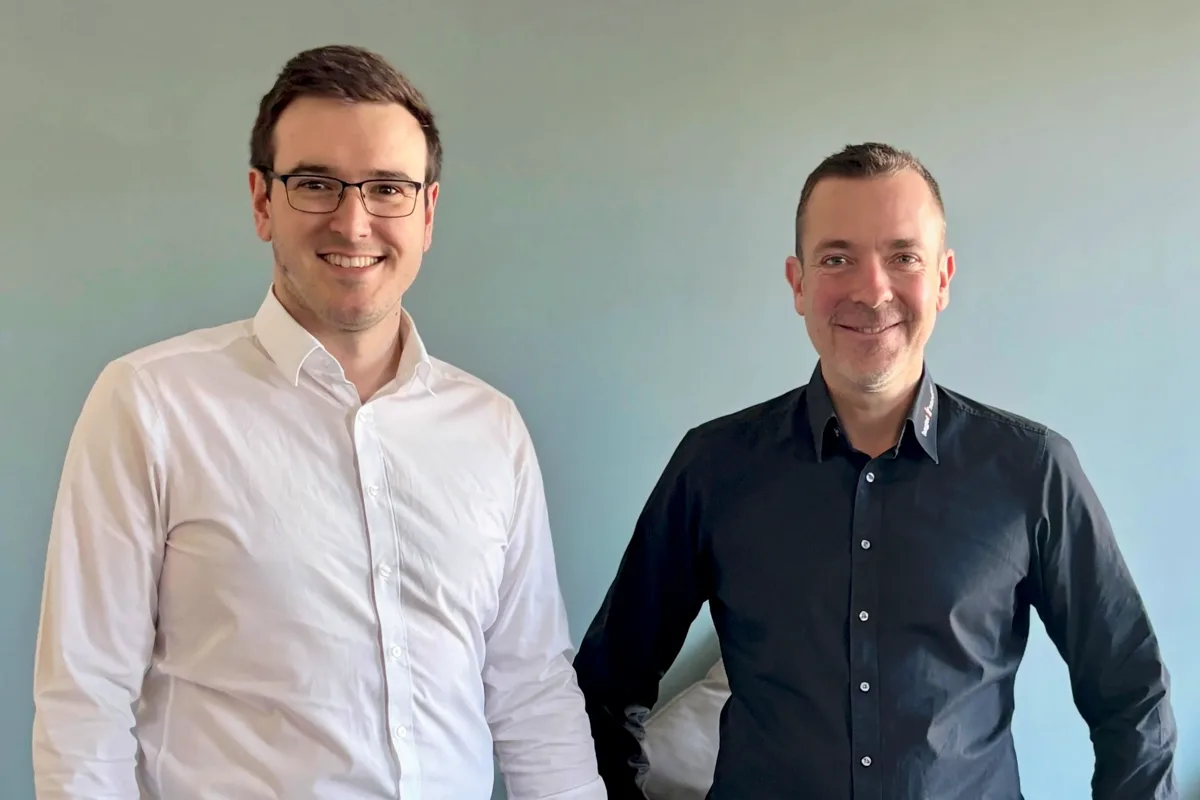 Philip Kraatz und Jens Hagel, die Geschäftsführer der hagel IT-Services GmbH, in Hamburg